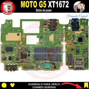 Moto G5 boton power pistas